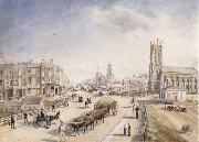 Henry Gritten Melbourne from the south bank of the yarra oil painting picture wholesale
